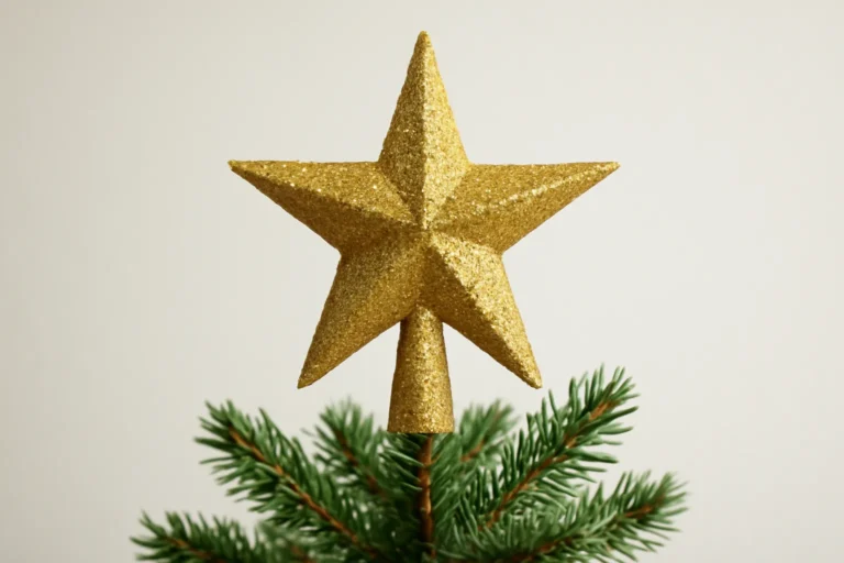 adorno punta arbol navidad