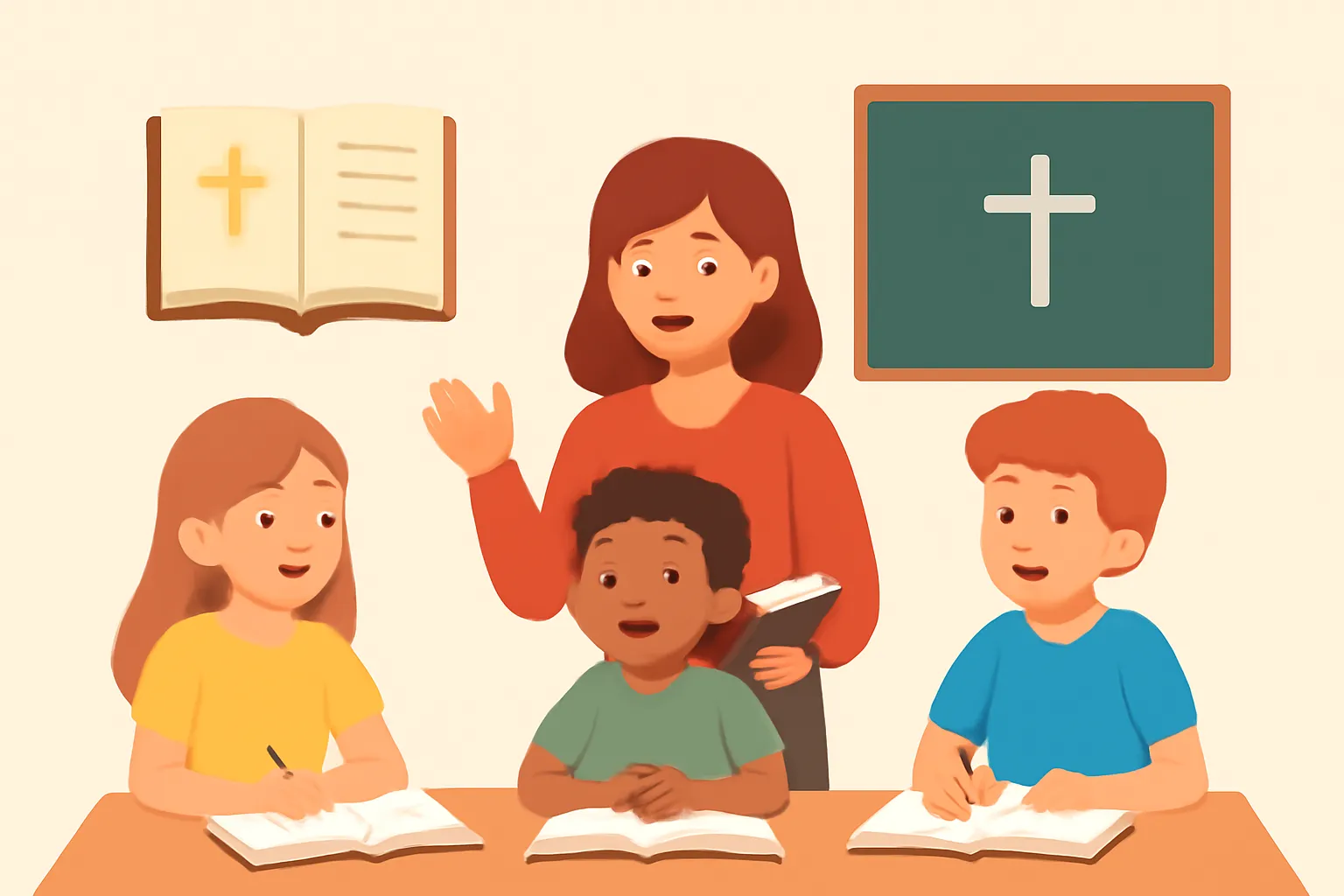 clases para niños cristianos de 8 a 12 años