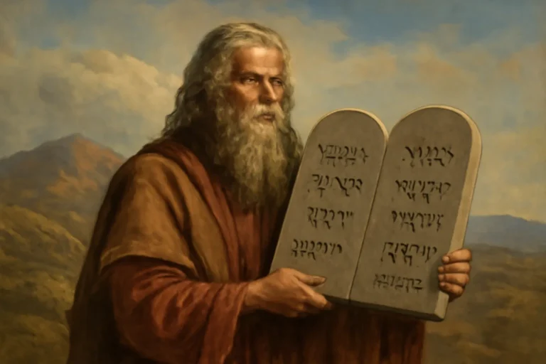 moises y los 10 mandamientos